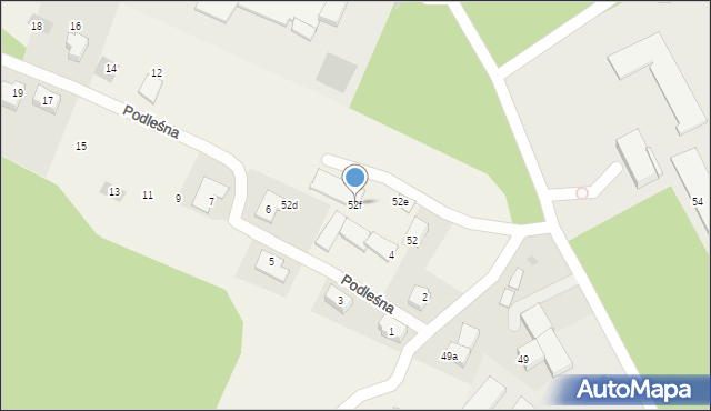 Gutkowo, Gutkowo, 52f, mapa Gutkowo