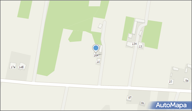 Gutów, Gutów, 14A, mapa Gutów