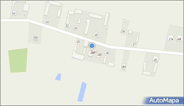 Gutów, Gutów, 18E, mapa Gutów