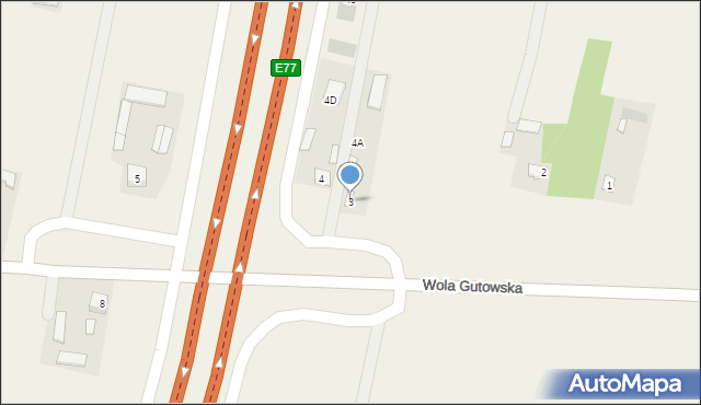 Gutów, Gutów, 3, mapa Gutów
