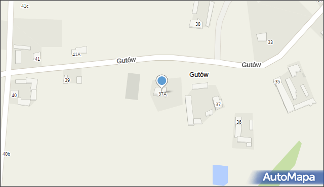 Gutów, Gutów, 37A, mapa Gutów