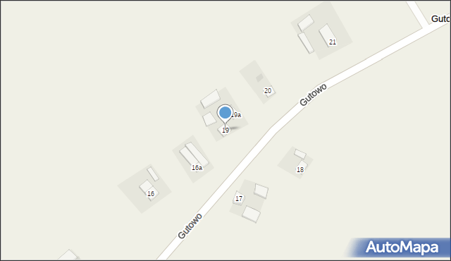 Gutowo, Gutowo, 19, mapa Gutowo