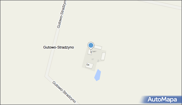 Gutowo-Stradzyno, Gutowo-Stradzyno, 6, mapa Gutowo-Stradzyno