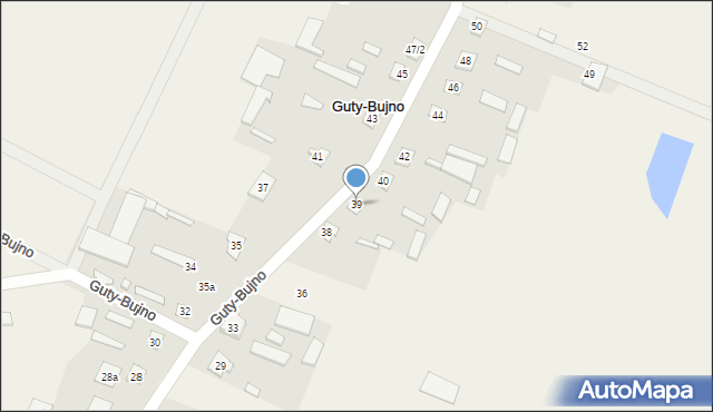 Guty-Bujno, Guty-Bujno, 39, mapa Guty-Bujno