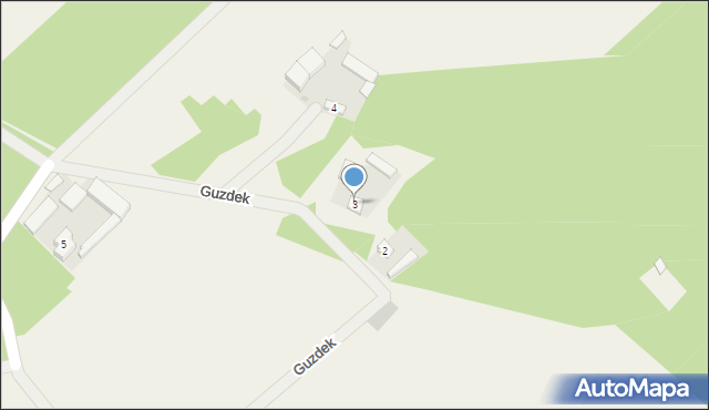 Guzdek, Guzdek, 3, mapa Guzdek