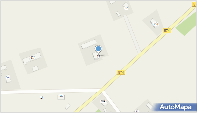 Guzew, Guzew, 33, mapa Guzew