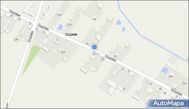 Guzew, Guzew, 27, mapa Guzew