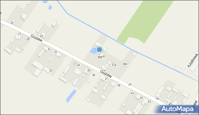 Guzew, Guzew, 35A, mapa Guzew