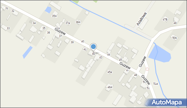 Guzew, Guzew, 42, mapa Guzew