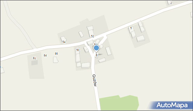 Guzów, Guzów, 6, mapa Guzów
