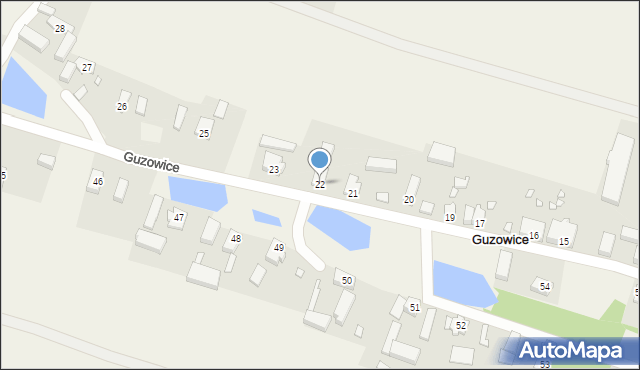 Guzowice, Guzowice, 22, mapa Guzowice