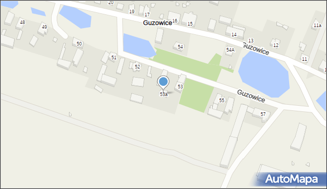 Guzowice, Guzowice, 53a, mapa Guzowice