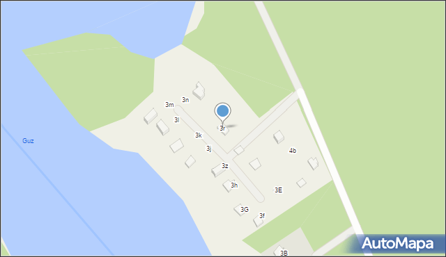 Guzowy Piec, Guzowy Piec, 3r, mapa Guzowy Piec