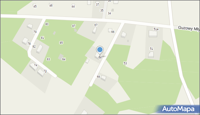 Guzowy Piec, Guzowy Piec, 64, mapa Guzowy Piec