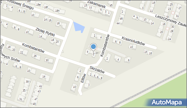 Julianów, Guliwera, 2, mapa Julianów