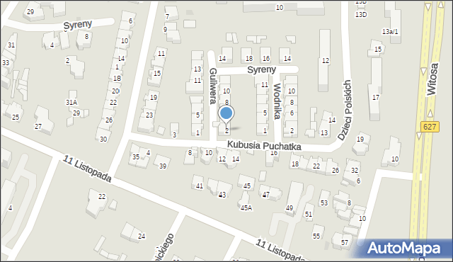 Ostrołęka, Guliwera, 2, mapa Ostrołęka