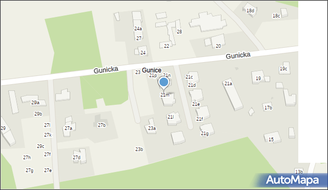 Tanowo, Gunicka, 21m, mapa Tanowo