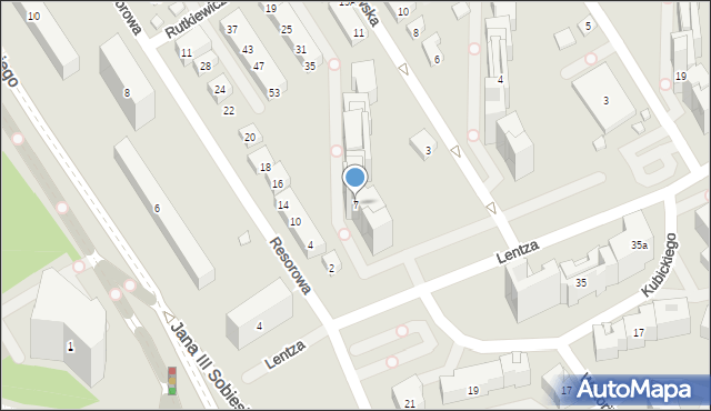 Warszawa, Gubinowska, 7, mapa Warszawy