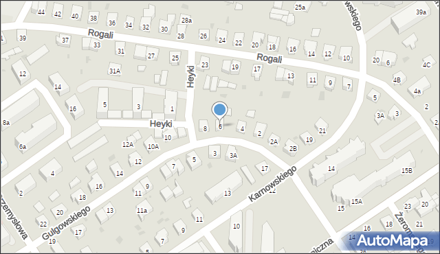Wejherowo, Gulgowskiego Izydora, 6, mapa Wejherowo