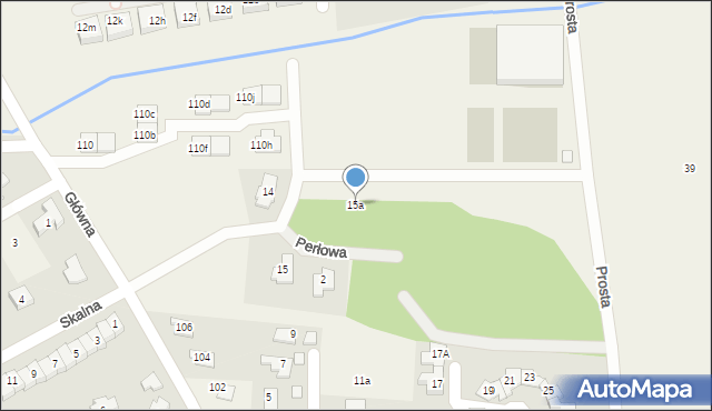 Bobrowiec, Gwiazdy Polarnej, 15a, mapa Bobrowiec