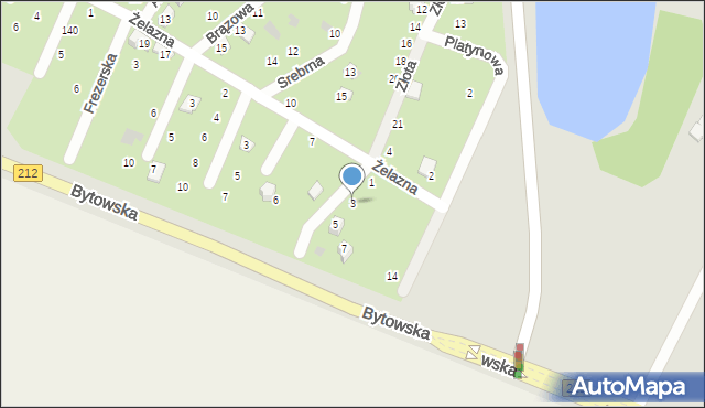 Chojnice, Gwintowa, 3, mapa Chojnic