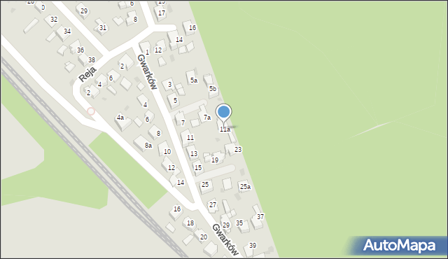 Czerwionka-Leszczyny, Gwarków, 11a, mapa Czerwionka-Leszczyny