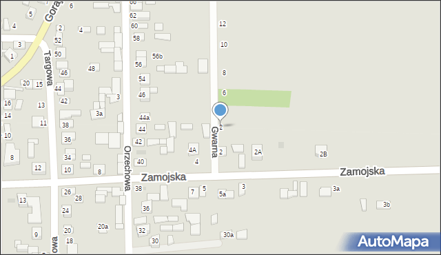 Frampol, Gwarna, 2, mapa Frampol