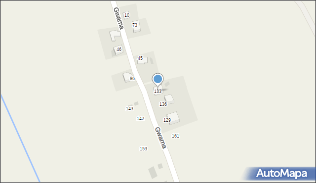 Głęboka, Gwarna, 91, mapa Głęboka