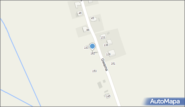 Głęboka, Gwarna, 92, mapa Głęboka