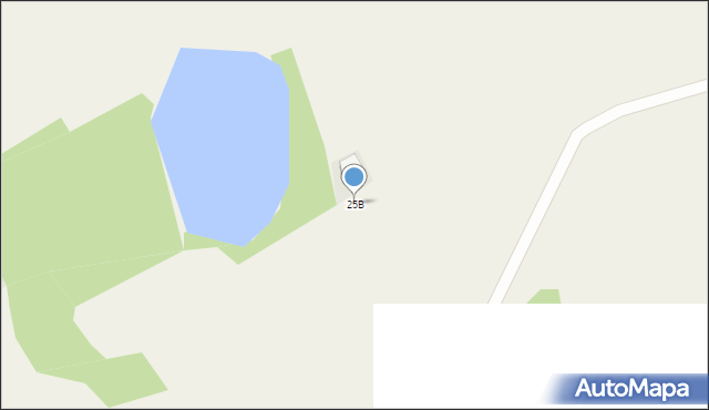 Gwda Wielka, Gwda Wielka, 25B, mapa Gwda Wielka