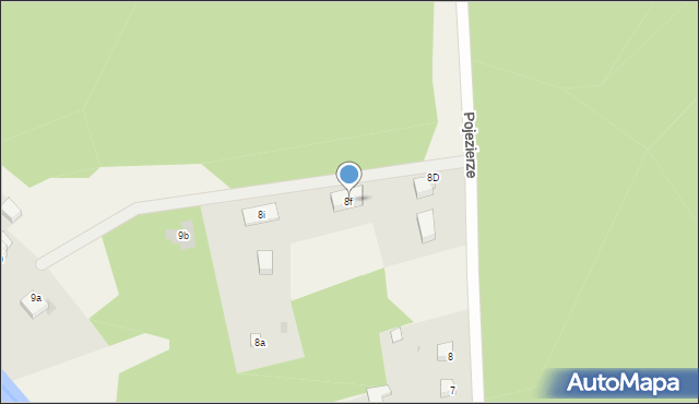 Gwda Wielka, Gwda Wielka, 8f, mapa Gwda Wielka