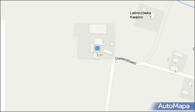 Gwiazdówko, Gwiazdówko, 4, mapa Gwiazdówko