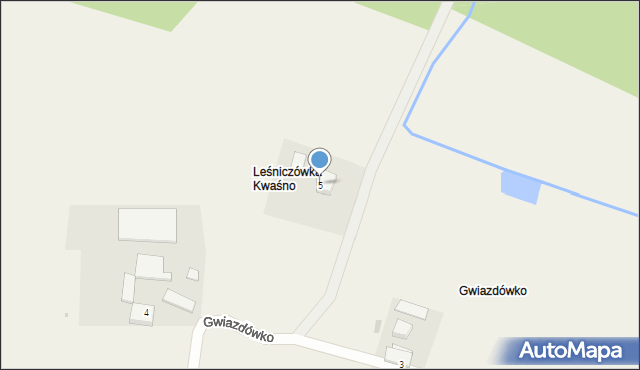 Gwiazdówko, Gwiazdówko, 5, mapa Gwiazdówko