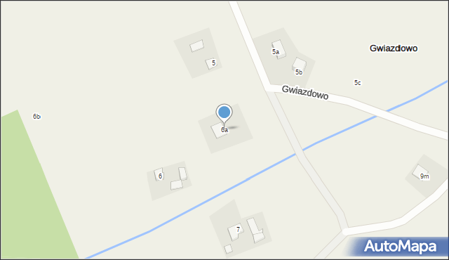 Gwiazdowo, Gwiazdowo, 6a, mapa Gwiazdowo