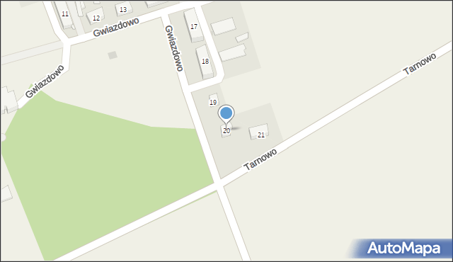 Gwiazdowo, Gwiazdowo, 20, mapa Gwiazdowo