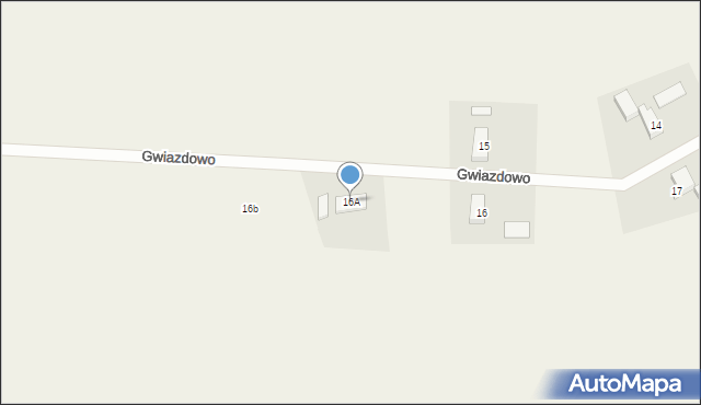Gwiazdowo, Gwiazdowo, 16A, mapa Gwiazdowo