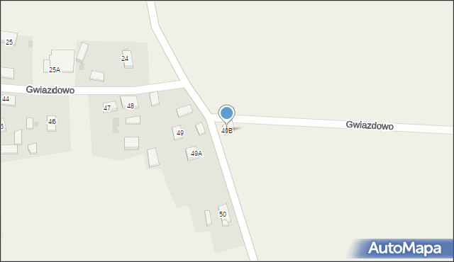 Gwiazdowo, Gwiazdowo, 49B, mapa Gwiazdowo