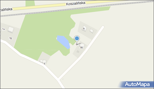 Gwizd, Gwizd, 9A, mapa Gwizd