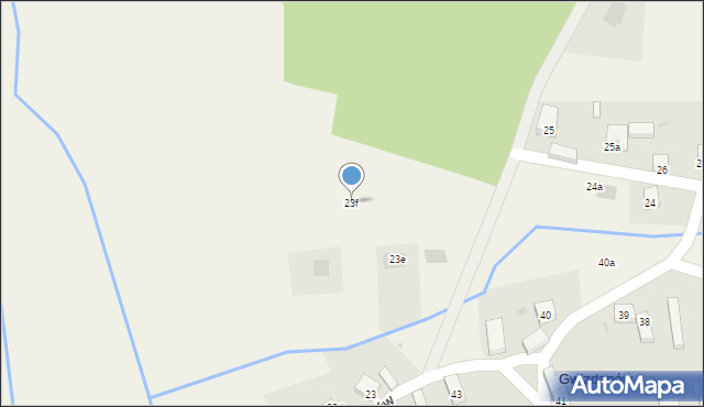 Gwizdanów, Gwizdanów, 23f, mapa Gwizdanów