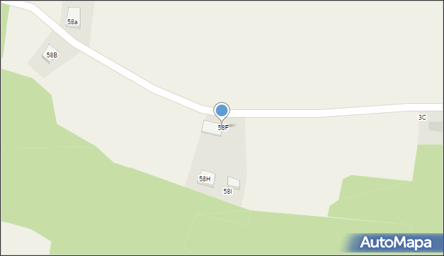Gwizdanów, Gwizdanów, 58F, mapa Gwizdanów