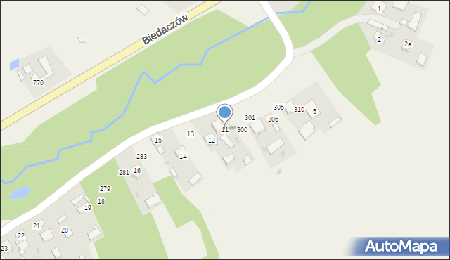 Gwizdów, Gwizdów, 11, mapa Gwizdów