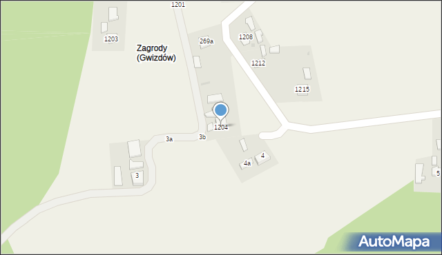 Gwizdów, Gwizdów, 1204, mapa Gwizdów