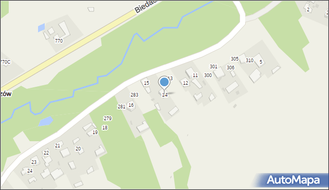 Gwizdów, Gwizdów, 14, mapa Gwizdów