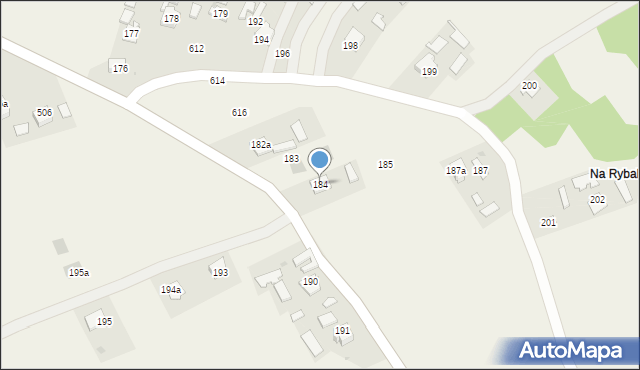 Gwizdów, Gwizdów, 184, mapa Gwizdów