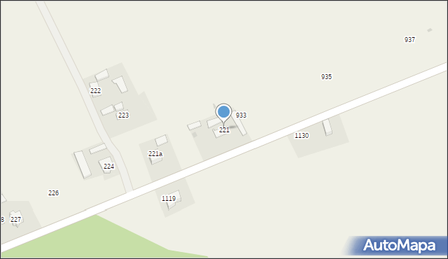 Gwizdów, Gwizdów, 221, mapa Gwizdów