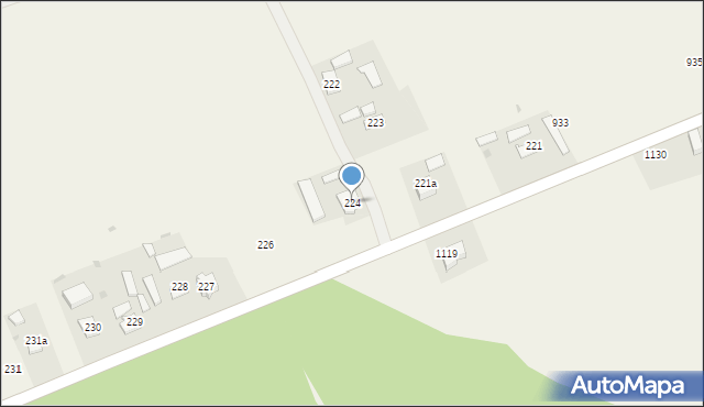 Gwizdów, Gwizdów, 224, mapa Gwizdów