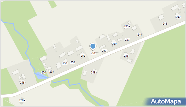 Gwizdów, Gwizdów, 251, mapa Gwizdów