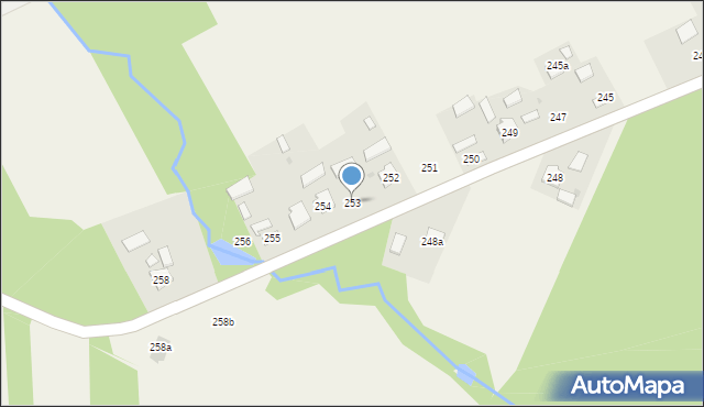 Gwizdów, Gwizdów, 253, mapa Gwizdów