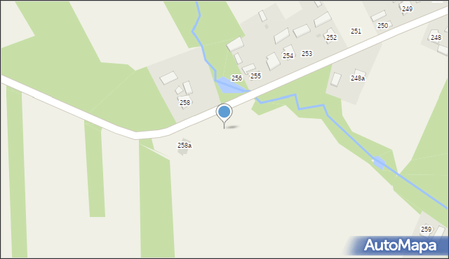 Gwizdów, Gwizdów, 258b, mapa Gwizdów