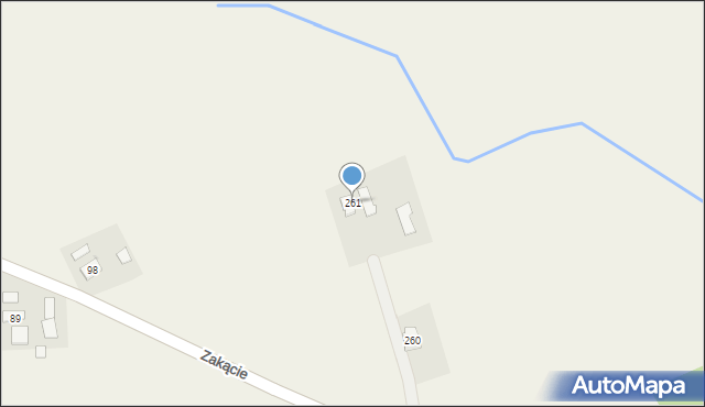 Gwizdów, Gwizdów, 261, mapa Gwizdów